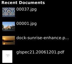 gnome-shell-recent-documents gnome-shell-recent-documents